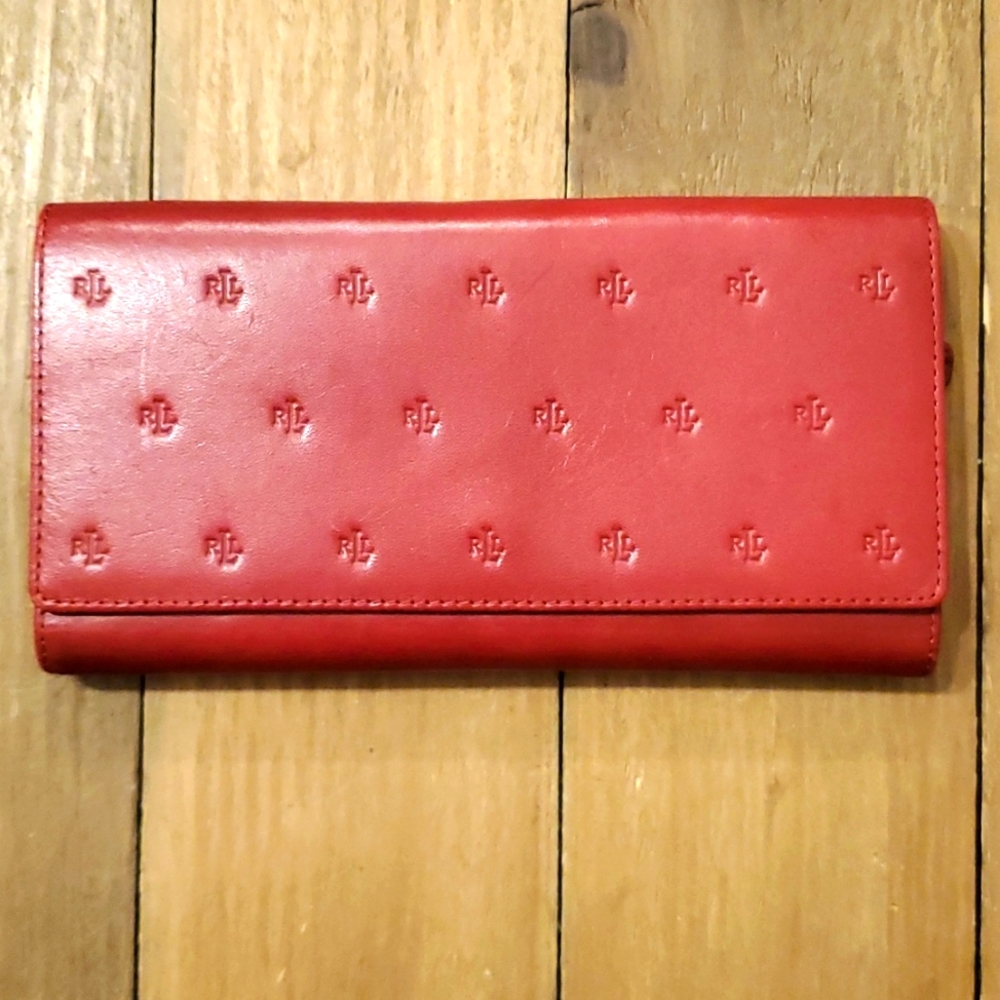 Lauren Ralph Lauren Vintage Embossed Wallet (90s)